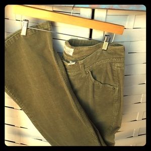Sage green corduroy pants